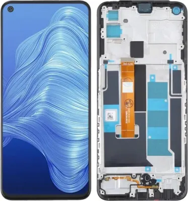 Zdjęcie produktu dla Wyświetlacz LCD i ekran dotykowy, zamiennik ekranu do Realme Realme 7 5G RMX2111 (IPS) z ramką, części zamienne do smartfona