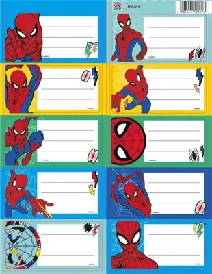 Produktbild von Spider Man Notizbuch Aufkleber