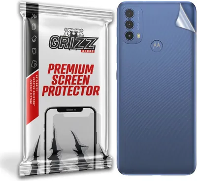 Produktbild von Folie auf der Rückseite GrizzGlass SatinSkin für Motorola Moto E30