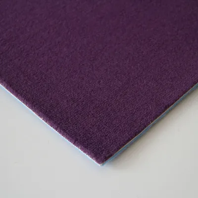 Produktbild von Steffensmeier Velours Teppichboden Verona Meterware  | Auslegware für Kinderzimmer Wohnzimmer Schlafzimmer | Aubergine, Größe: 200x100 cm