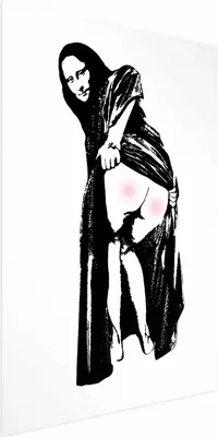 Produktbild von Posterpapier Poster - Painful Sitting 29.7x42 cm Streetart h-C-0097-ao-a