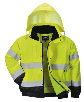 Image de Blouson 2-en-1 Hivis Couleur : Jaune Taille L - Portwest
