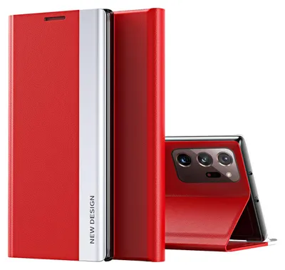 Immagine prodotto di Custodia Galaxy Note 20 Ultra, LaimTop Finto cuoio Magnetic Flip Stand Case per Samsung Galaxy Note 20 Ultra Rosso
