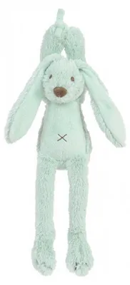 Produktbild von Happy Horse Musik-Kuscheltier Hase Richie ozeanblau - Lagoon grün - Baby Geschenk