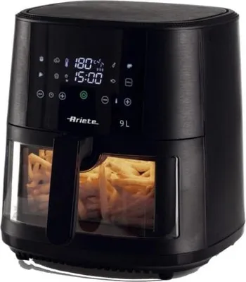 Produktbild von Ariete 4630S Air Fryer 9 L  schwarz mit 8 vorinstallierten Programme, 3,5 kg Fassungsvermögen