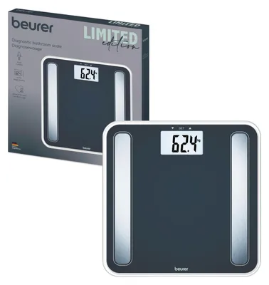 Image de Beurer BF 183 Carré Blanc, Acier inoxydable Pèse-personne électronique