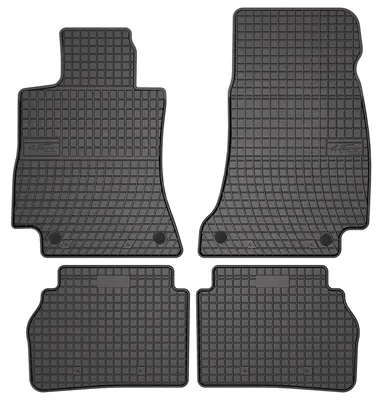 Productafbeelding van Rubberen automatten voor Mercedes CLS C257 vanaf 2018 (sedan) – 4-delig, zwart, op maat – Wielganizator SolidPRO