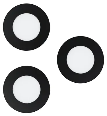 Image de Luminaire encastré Fueva-Z Ø85mm noir