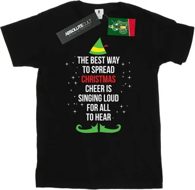 Produktbild von Elf - "Christmas Cheer" T-Shirt für Herren BI23821 (M) (Schwarz)
