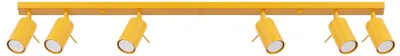 Produktbild von Plafond RING 6L gelb 6xGU10 10W Stahl 16x6x118cm Sollux Lighting