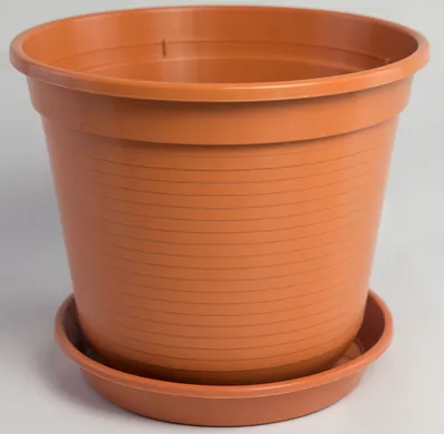 Produktbild von Blumentopf Standard mit Untersetzer in versch. Größen und Farben