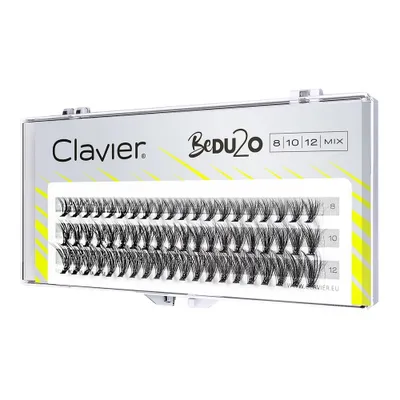 Zdjęcie produktu dla Clavier BeDU2O Double Volume Kępki rzęs Mix 8-10-12mm