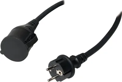Image de Logilink câble d'extension d'alimentation 5m noir