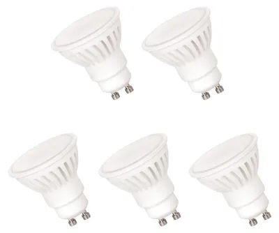 Produktbild von Spectrum GU10 LED-Spot 10W 920lm 4000K neutralweiß 5 Stück