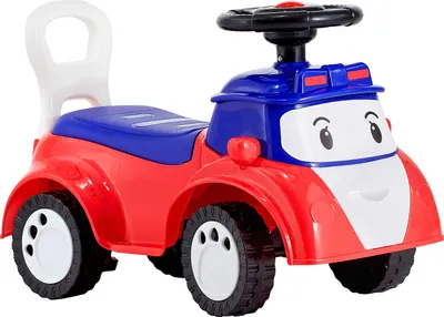 Produktbild von SucceBuy Rutschauto für Kinder, 620x275x395 mm, Fahrzeug mit Musikfunktion und Stauraum unter dem Sitz, 25 kg Belastbarkeit, Lauflernhilfe für Kleinkinder von 19 bis 36 Monaten, Rot