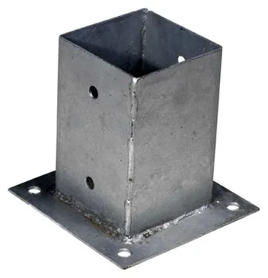 Produktbild von Aufschraubhülse verzinkt 7 x 7 x 15 cm - Pro Stück