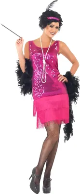 Produktbild von Pink Flapper 20er Jahre Kleid Größe: S