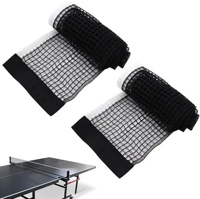 Productafbeelding van Tafeltennisnet - Nylon vervangset - 1,8 m - Zwart