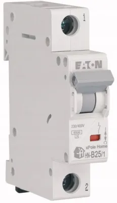 Image de Disjoncteur surintensité 1P B 25A 6kA HN-B25/1 Eaton 194823
