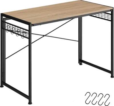 Obrázek produktu pro Skládací stůl Paterson 102x51x77cm - Průmyslové dřevo světlé, dub Sonoma
