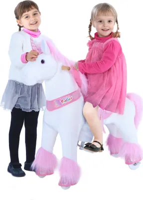 Image de PonyCycle Licorne rose avec frein 3-5 ans