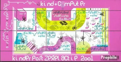 Produktbild von Briefmarken Niederlande 2001 Mi Block73 (kompl.Ausg.) postfrisch Kinder