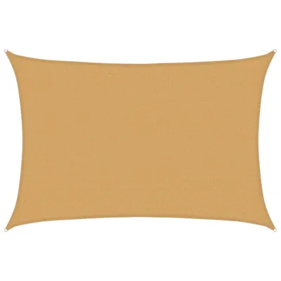 Produktbild von vidaXL Sonnensegel 160 g/m² Rechteckig Sandfarben 2,5x4 m HDPE