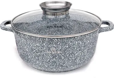 Image de batterie de cuisine en granit Zilner Zl-7060 17 pièces avec surface en marbre