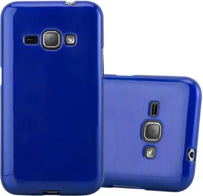 Produktbild von Cadorabo Hülle für Samsung Galaxy J1 2016 Schutz Hülle in Blau Schutzhülle TPU Silikon Etui Case Cover