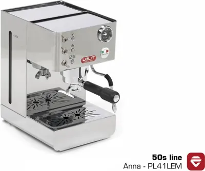 Produktbild von Lelit Anna PL41LEM Halbautomatische Espressomaschine aus Edelstahl