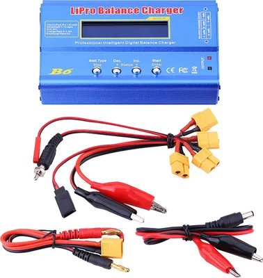 Obrázek produktu pro RC Lipo baterie, digitální vyvážený nabíječ, příslušenství pro dálkové ovládání s kabely, konektor XT60
