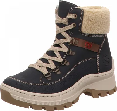 Produktbild von Rieker Damen Stiefeletten X9338-14 Farbe: Blau Größe: 39