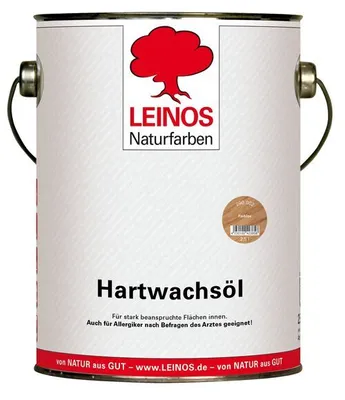 Produktbild von LEINOS Hartwachsöl Farblos 2,5 l – Hartwachsöl innen, für Böden & Möbel
