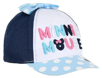 Produktbild von Minnie Mouse Mädchen Kappe Cap Mütze Hut , Farbe:Dunkel-Blau, Größe:50