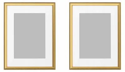Produktbild von IKEA SILVERHÖJDEN Bilderrahmen Goldfarben 30x40 cm