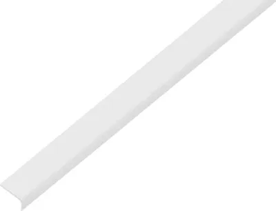 Zdjęcie produktu dla Alberts 485245 Profil zakończeniowy, okrągły, samoprzylepny, plastikowy, biały, 1000 x 19 x 7 mm