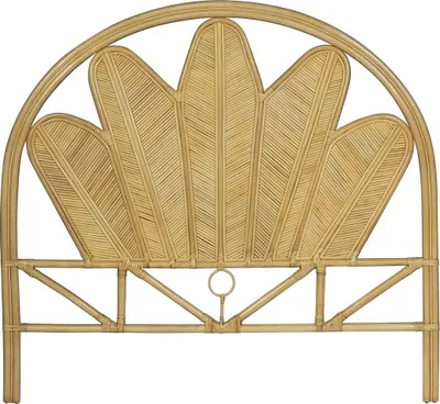 Produktbild von Bett-Kopfteil - 140 cm - Rattan - Holzfarben - CHELINA