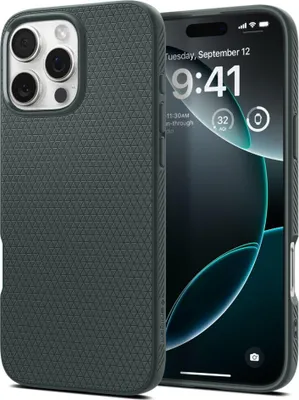 Produktbild von Spigen Liquid Air, Cover, Apple, iPhone 16 Pro Max, 17,5 cm (6.9"), Grün