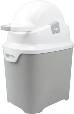 Obrázok produktu pre Kôš na plienky - Odpadkový kôš - Udržiava čerstvosť - Uzáver s filtrom na zápach - 30 litrov - Sivý