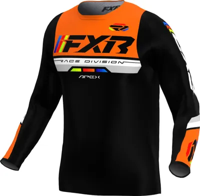 Obrázok produktu pre FXR Apex Youth Motocross Jersey, čierna/oranžová/biela, XL