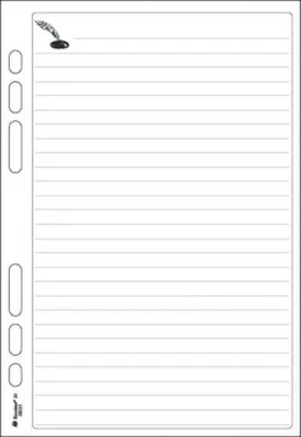 Produktbild von Timer Notizen weiß liniert 32 Blatt 142x210mm