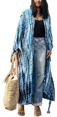 Produktbild von Maxi Kleid mit Blumenmuster und V-Ausschnitt in Weiß