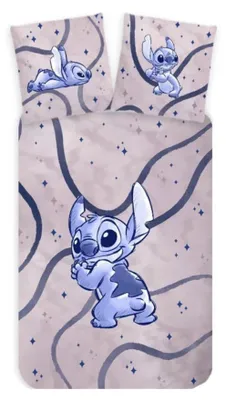 Obrázok produktu pre Disney Lilo a Stitch, detská posteľná bielizeň, detská posteľná bielizeň, prikrývka 100 x 135 + vankúš 40 x 60 cm 100% bavlna