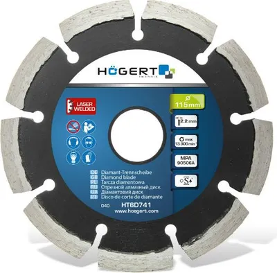 Image de Lame diamantée segmentée 115 mm HT6D741