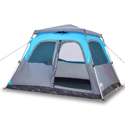 Immagine prodotto di Tenda Familiare a Cupola 6 Persone Blu a Rilascio Rapido