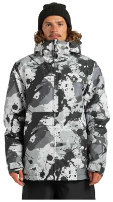 Image de Manteau Dc Shoes Chaqueta con capucha DC Shoes Basis Print 10K gris blanco pour Uni