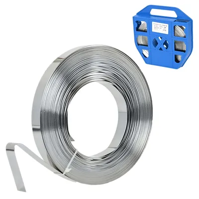 Edelstahl-Umreifungsband 30 m, 19 mm, 0,7 mm, 304