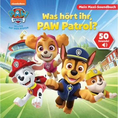 Produktbild von PAW Patrol - Was hört ihr, PAW Patrol? - Mein Maxi-Soundbuch - 50 Sounds