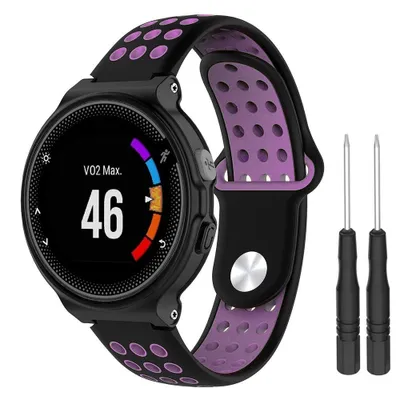 Obrázok produktu pre Garmin Forerunner 235 Silicone Sport remienok, Black/Pink