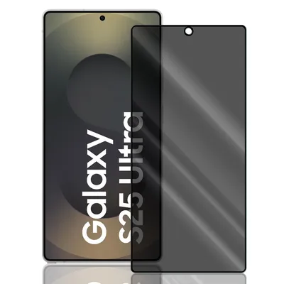 Produktbild von Anti Spy Panzer Folie für Samsung Galaxy S25 Ultra Privacy Displayschutzfolie Sichtschutz Glasfolie Schutzglas